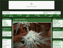 Tablet Screenshot of 420genetics.com